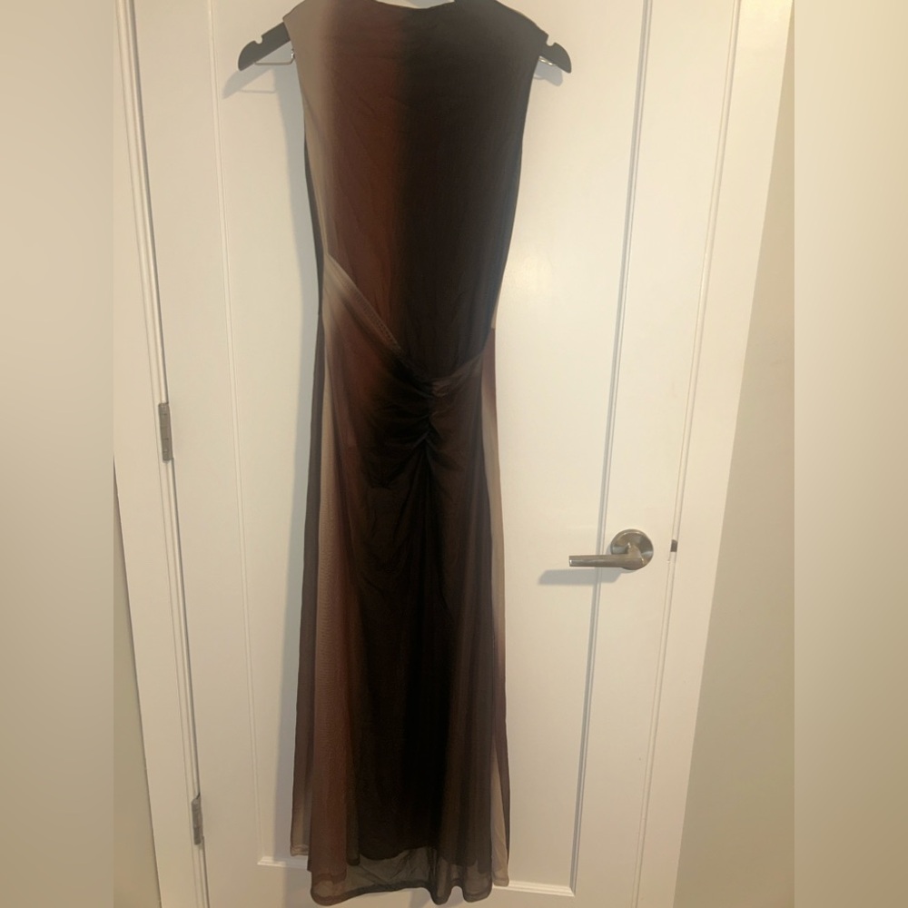 Mesh Sleeveless Maxi Dress - Picture 7 of 8